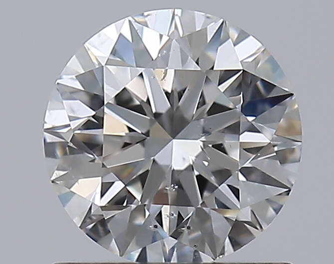 0.9 CaratF-SI2 EX Cut Round Diamond