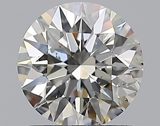 0.96 CaratJ-SI2 EX Cut Round Diamond
