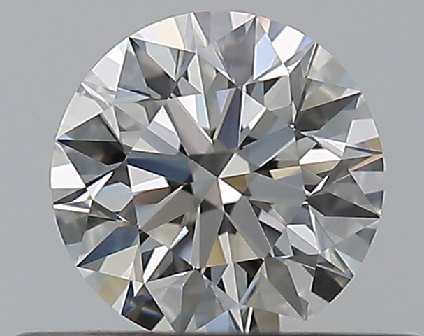 0.41 CaratF-VS2 EX Cut Round Diamond