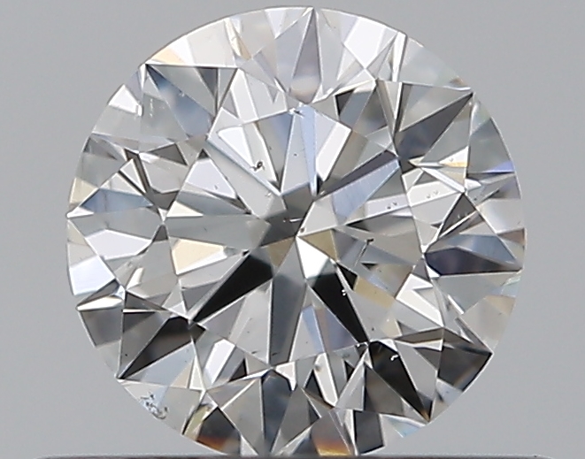 0.5 CaratF-SI1 EX Cut Round Diamond