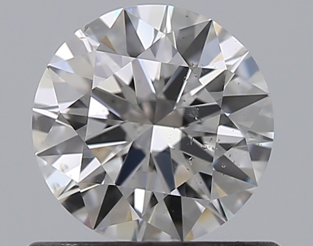 0.53 CaratF-SI2 EX Cut Round Diamond