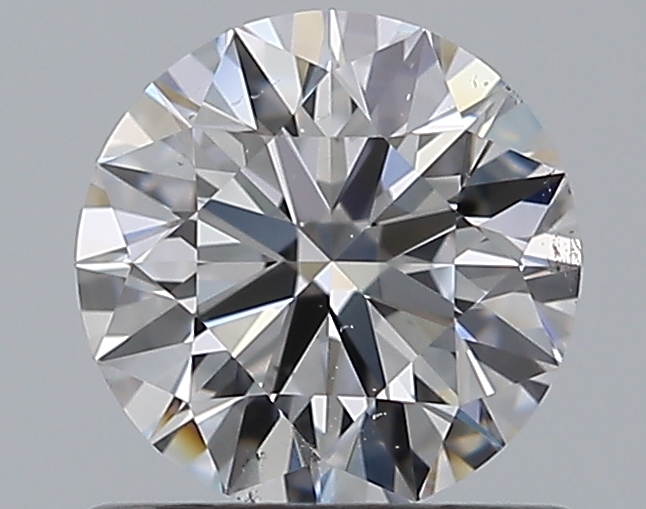 0.72 CaratD-SI1 EX Cut Round Diamond