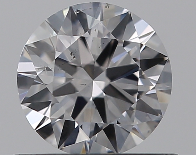 0.59 CaratD-SI1 EX Cut Round Diamond