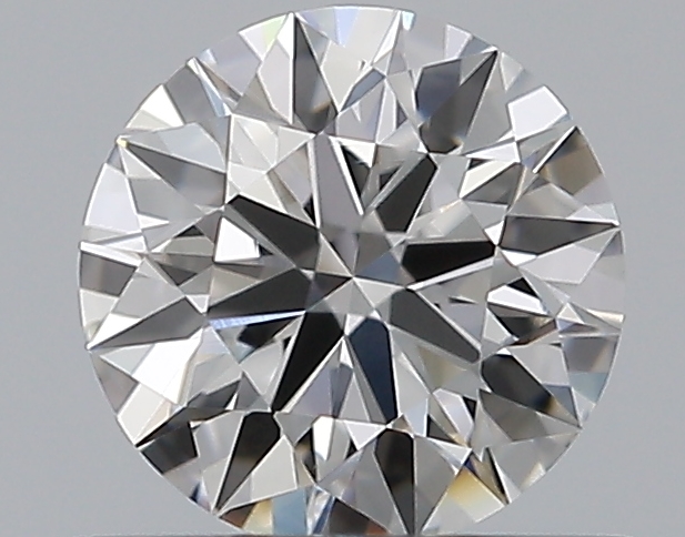 0.5 CaratF-VS1 EX Cut Round Diamond