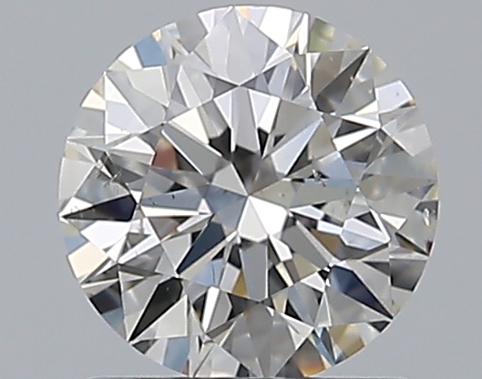 0.96 CaratH-SI1 EX Cut Round Diamond