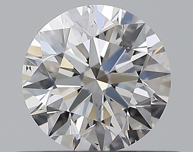 0.51 CaratF-SI1 EX Cut Round Diamond