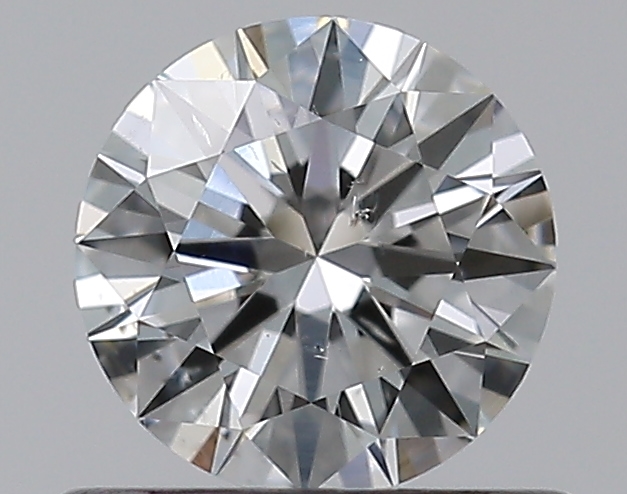0.53 CaratF-SI2 EX Cut Round Diamond