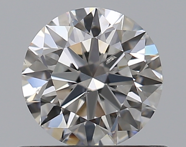 0.5 CaratF-SI2 EX Cut Round Diamond