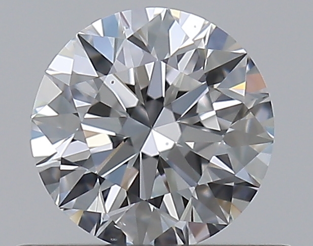 0.5 CaratE-VS2 EX Cut Round Diamond