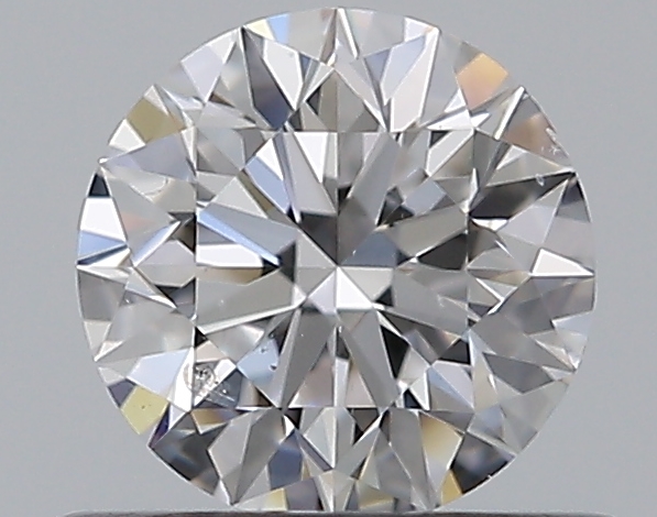 0.5 CaratD-SI1 EX Cut Round Diamond