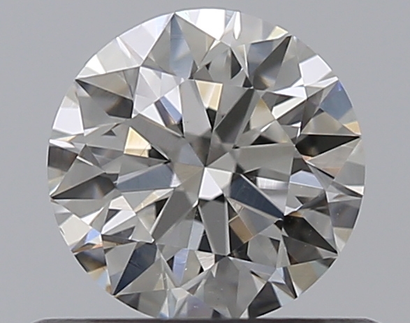 0.5 CaratF-VS2 EX Cut Round Diamond