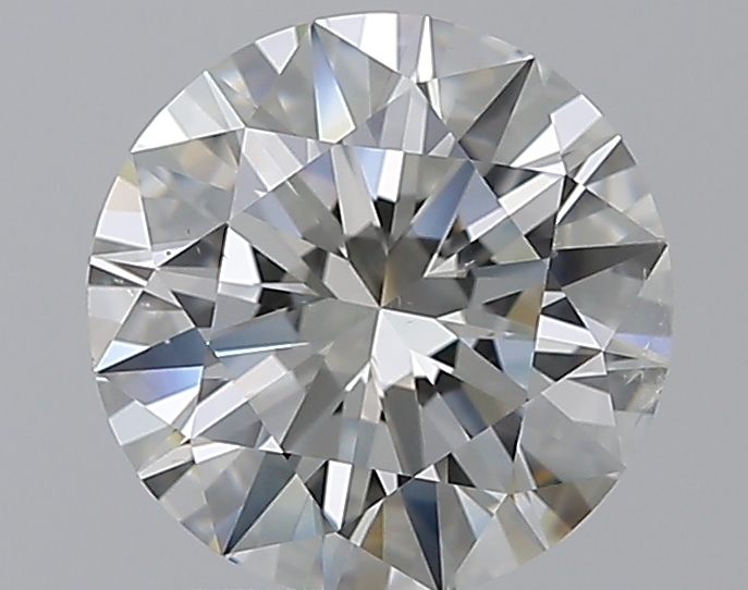 2.01 CaratJ-SI2 EX Cut Round Diamond