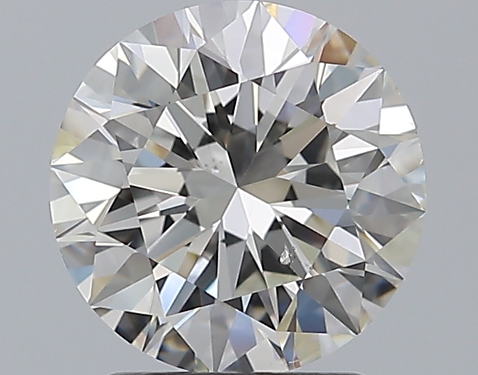2.01 CaratH-SI1 EX Cut Round Diamond