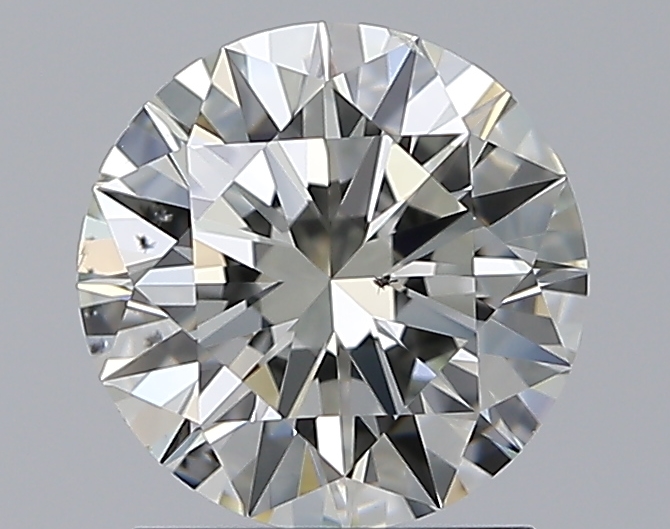 1.5 CaratK-SI1 EX Cut Round Diamond