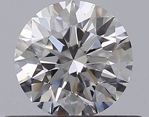 0.38 CaratD-VS2 EX Cut Round Diamond