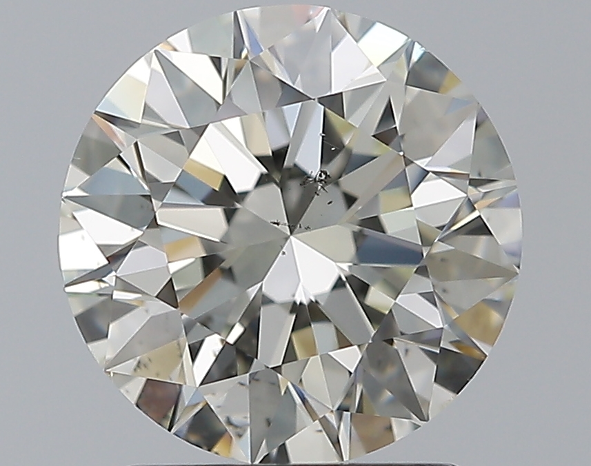 2.01 CaratK-SI1 EX Cut Round Diamond