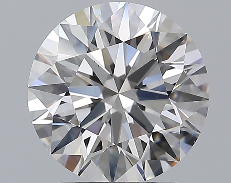 2.01 CaratF-VS2 EX Cut Round Diamond