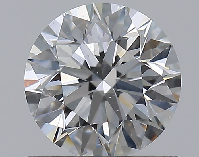 0.75 CaratF-SI1 EX Cut Round Diamond