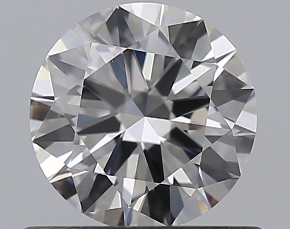 0.5 CaratE-VVS2 EX Cut Round Diamond