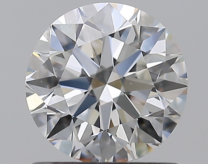 0.9 CaratF-VS2 EX Cut Round Diamond