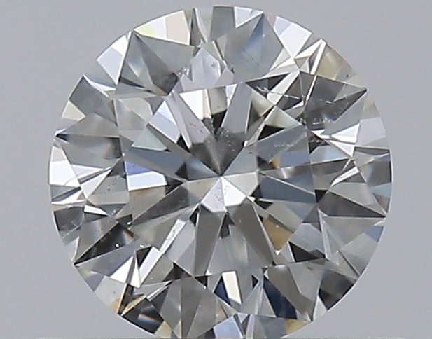 0.53 CaratI-SI2 EX Cut Round Diamond