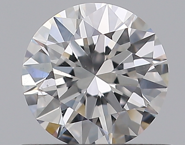 0.5 CaratF-SI1 EX Cut Round Diamond