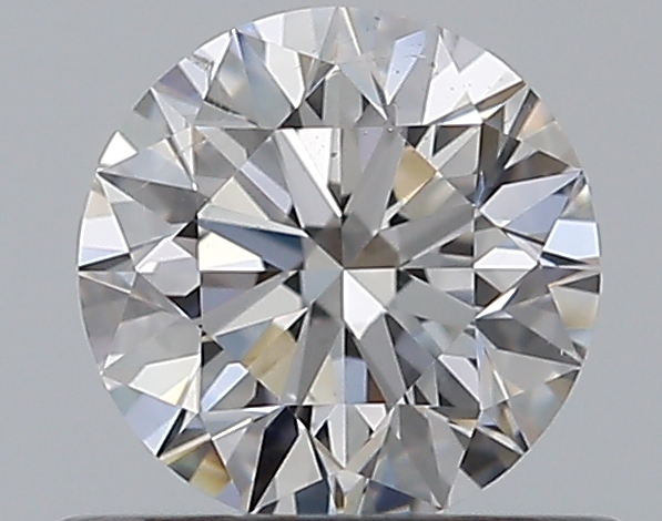 0.5 CaratF-SI1 EX Cut Round Diamond