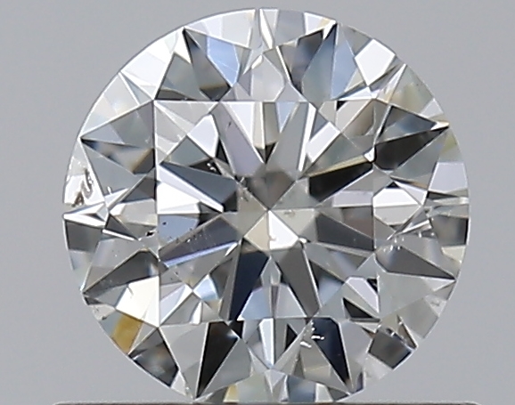 0.59 CaratJ-SI2 EX Cut Round Diamond
