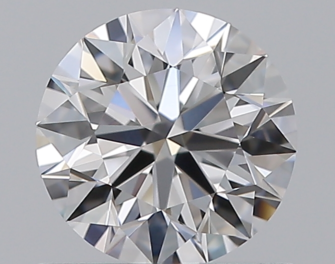 0.76 CaratD-VVS2 EX Cut Round Diamond