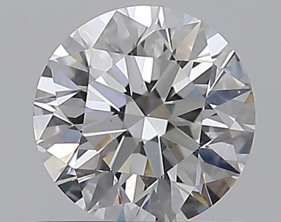 0.65 CaratF-SI1 EX Cut Round Diamond