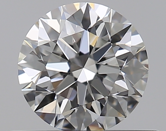 0.5 CaratF-VS1 EX Cut Round Diamond