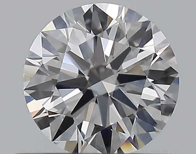 0.5 CaratD-VVS1 EX Cut Round Diamond