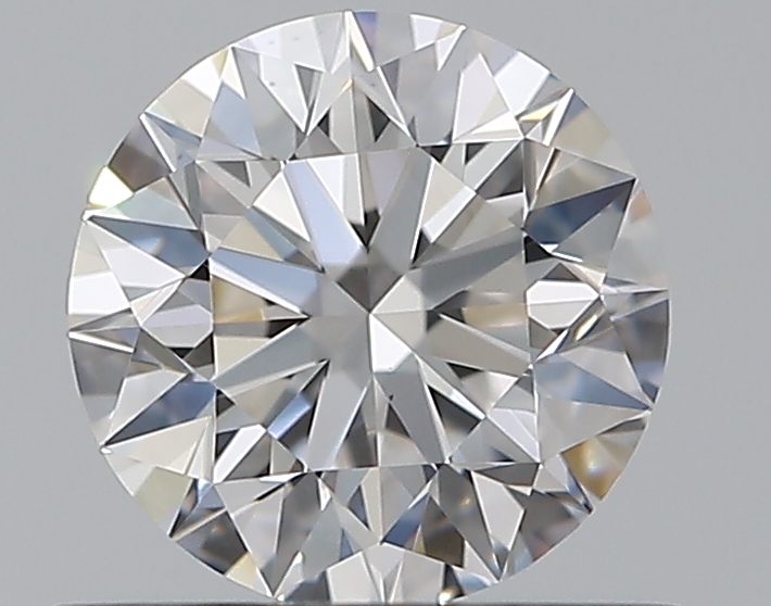 0.62 CaratE-VS1 EX Cut Round Diamond
