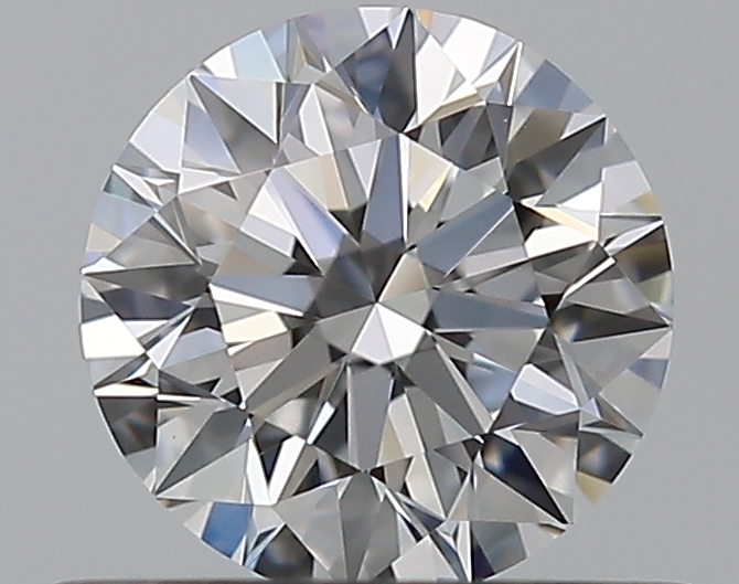 0.58 CaratE-VVS1 EX Cut Round Diamond