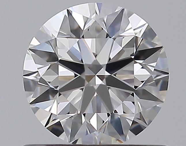 0.66 CaratE-VVS1 EX Cut Round Diamond