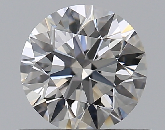 0.5 CaratE-VVS2 EX Cut Round Diamond