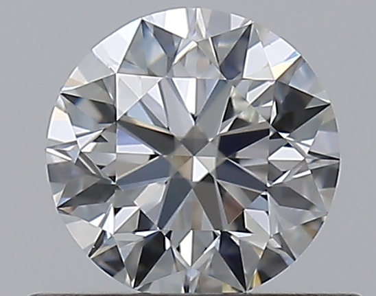 0.5 CaratG-VVS2 EX Cut Round Diamond