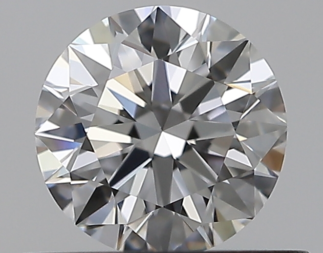 0.5 CaratD-VVS2 EX Cut Round Diamond