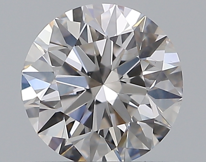 0.65 CaratF-VS1 EX Cut Round Diamond