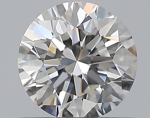0.5 CaratF-VS2 EX Cut Round Diamond