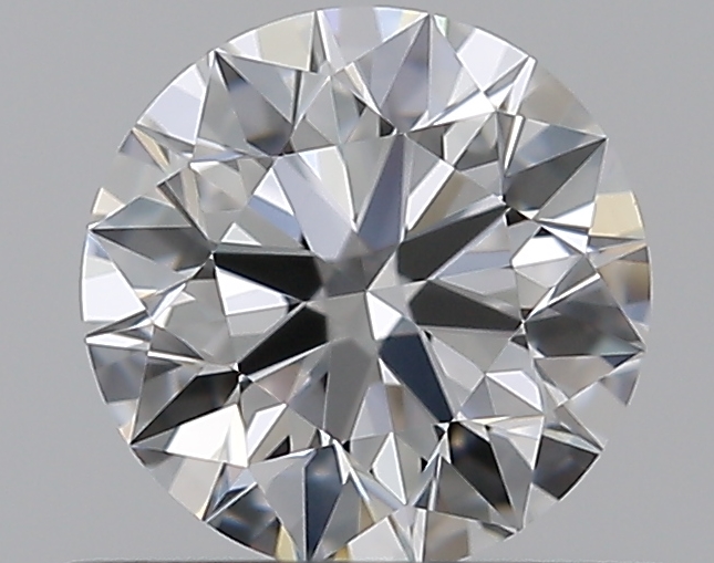 0.5 CaratE-VVS1 EX Cut Round Diamond