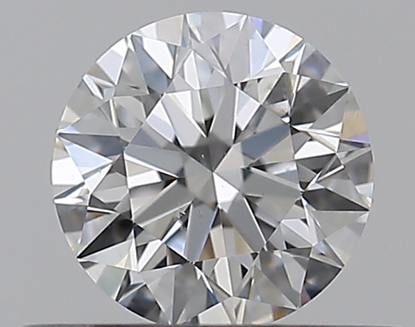 0.37 CaratE-SI1 EX Cut Round Diamond