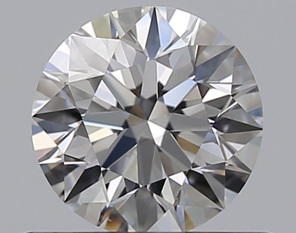 0.5 CaratF-VS1 EX Cut Round Diamond