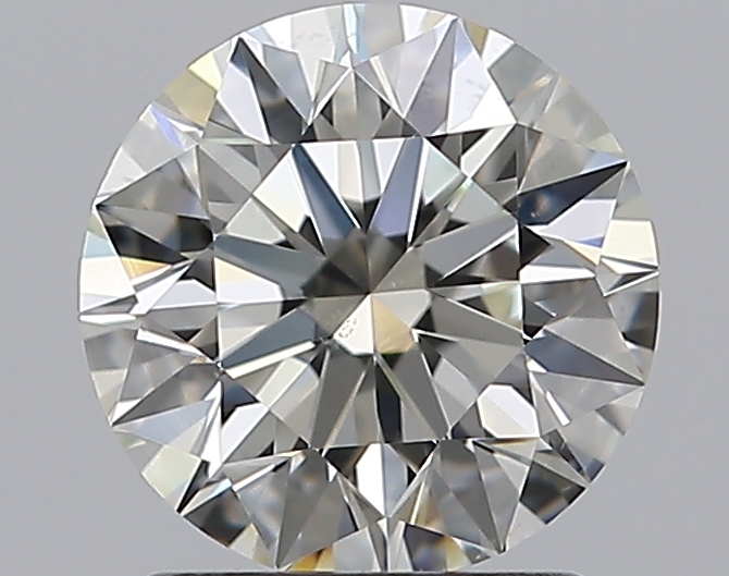 1.51 CaratJ-VS2 EX Cut Round Diamond