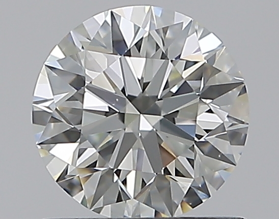 0.83 CaratJ-VS2 EX Cut Round Diamond