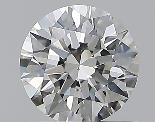 0.71 CaratJ-SI1 EX Cut Round Diamond