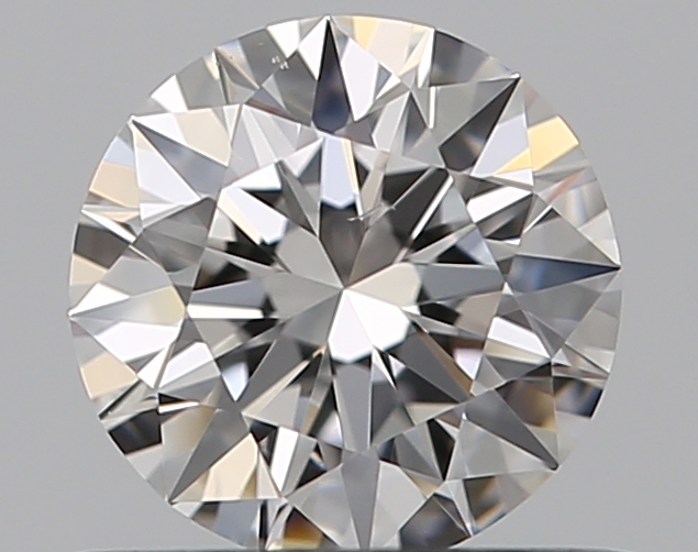 0.5 CaratE-VS2 EX Cut Round Diamond