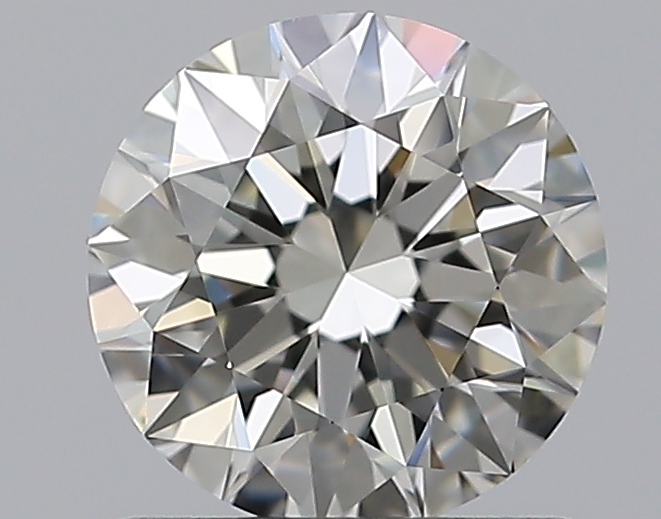 0.9 CaratJ-VVS2 EX Cut Round Diamond