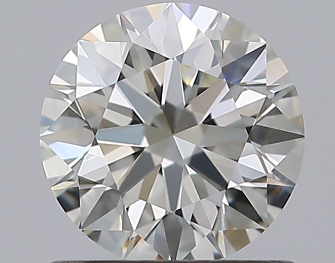 0.77 CaratJ-VVS1 EX Cut Round Diamond