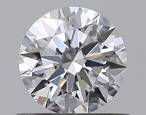 0.53 CaratD-VS2 EX Cut Round Diamond